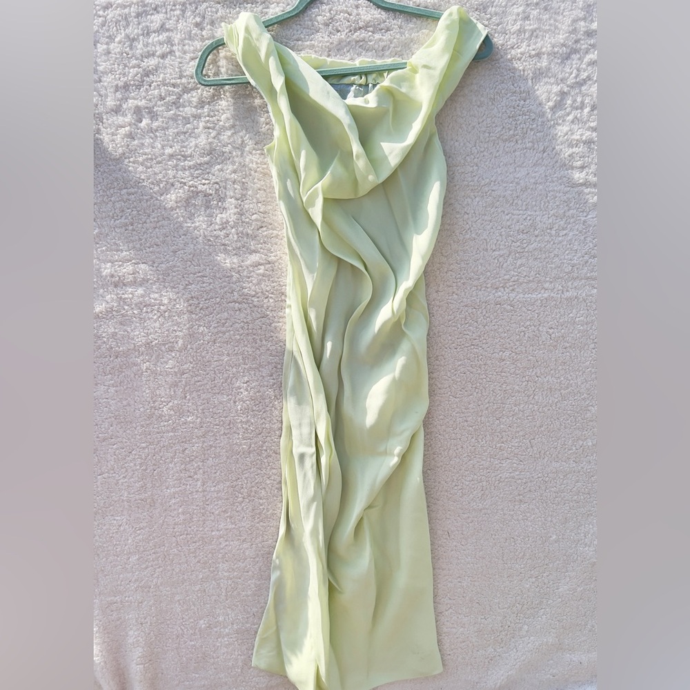 Vivienne Westwood Pastel Green Crowl neck pencil dress - Picture 3 of 11